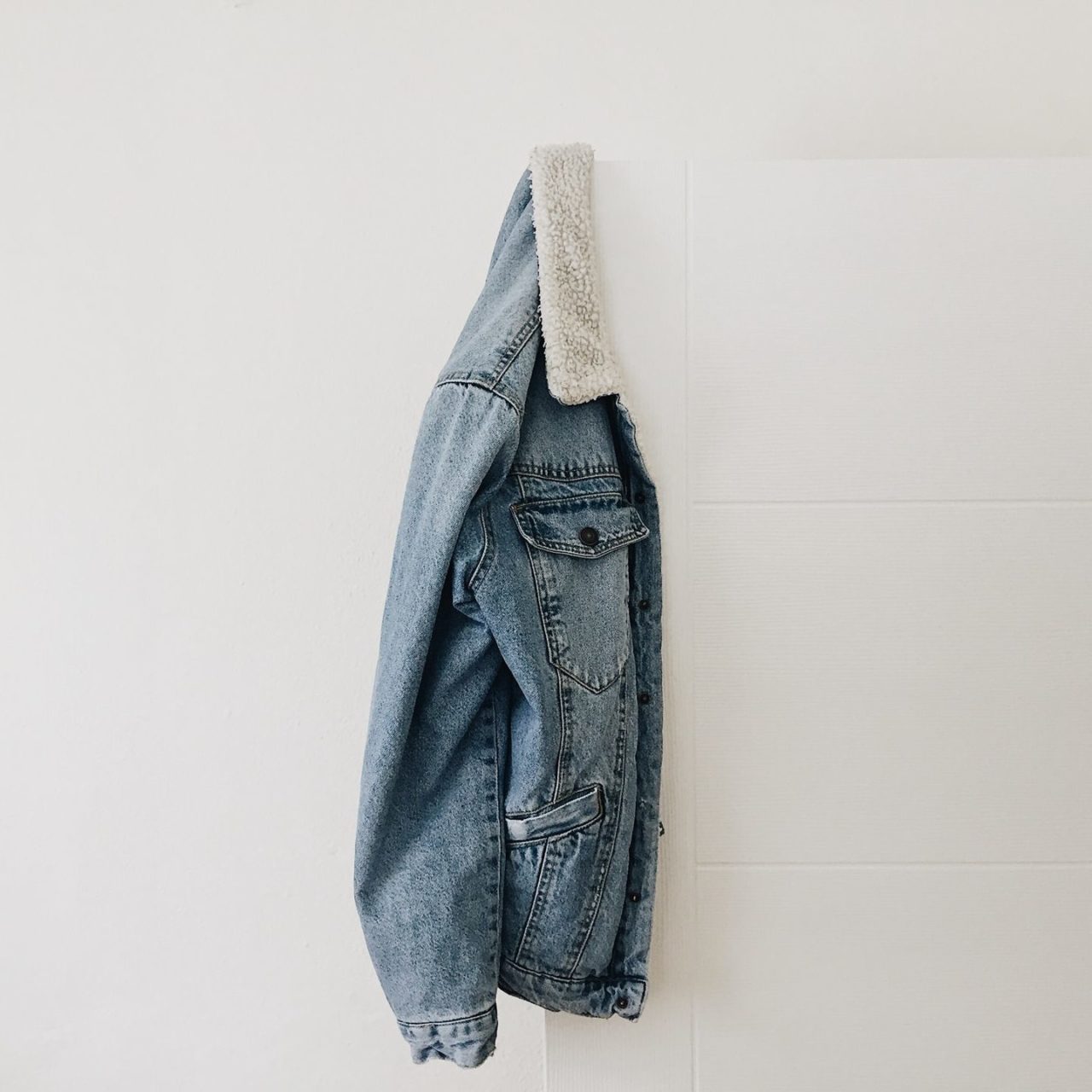 Solid Denim Jacket